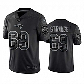 Men's New England Patriots #69 Cole Strange Black Reflective Limited Stitched Football Jersey,baseball caps,new era cap wholesale,wholesale hats